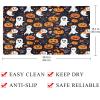 Non Slip Bathtub Mat Halloween Pumpkin Pattern Bathroom Shower Tub Mats with Suction Cups and Drain Holes for Kids and Adults 15.7x27.9 in view 4