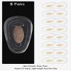8 Pairs Replacement Nose Pads for Oakley Tincup OX3184 OX5099/Conductor 6 OO4106/Conductor 8 OO4107/Savitar OO6047/Tincup Carbon OX5094/Wingfold OX5100 OX5101, Clear Silicone Nose Piece view 4