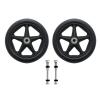 2Pcs 6/7/8inch Anti-skid Wheelchair Front Caster Replacement Solid Tire Wheel For Electric & Manual Wheelchairs view 1