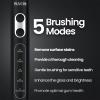 YUNCHI Electric Toothbrush for Adults and Kids, Rechargeable Sonic Electric Tooth Brush with 8 Brush Heads, 90 Days, 5 Models & 2 Minutes Smart Timer, Travel Case, 44000 VPM Motor, Black view 3