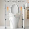 YOXIER Toilet Seat, Toilet Seat Risers for Seniors, Bedside Commode,Raised Toilet Seat with Handles, Toilet Safety Frames & Rail for Elderly and Handicap, Elevated Shower Commode Chair with Arm 1 Set view 4