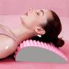 Back Stretcher Pillow Neck Lumbar Support Massager Neck Waist Sciatica Herniated Disc Pain Relief Massage Relaxation(Pink) view 3