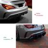 Car Rear Bumper Lower Diffuser Lip SplitterCompatible for Mercedes Benz CLA Class W117 C117 CLA220 CLA250 Sport CLA45 A-MG Sedan 2016-2019 view 2