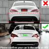 Car Rear Bumper Lower Diffuser Lip SplitterCompatible for Mercedes Benz CLA Class W117 C117 CLA220 CLA250 Sport CLA45 A-MG Sedan 2016-2019 view 3