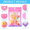 40 Pack Resealable Smell Proof Bags, Craftdady Gradient Mylar Bags with Clear Window Self Seal Storage Bag Foil Pouch Bag for Candy Food Storage Small Jewelry Product Packaging(5.91 x 3.94 Inch) view 3