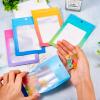 40 Pack Resealable Smell Proof Bags, Craftdady Gradient Mylar Bags with Clear Window Self Seal Storage Bag Foil Pouch Bag for Candy Food Storage Small Jewelry Product Packaging(5.91 x 3.94 Inch) view 4