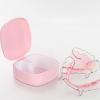 TOVINANNA Case, Portable Box with Strainer for Travel, False Container Bath Box for Soaking Dentures view 4