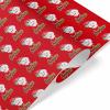 MyPhotoPrint Personalized Christmas Paper Roll Birthday Wrap Paper Roll Custom Wrapping PaperRed for Friend Grandma Grandpa view 3
