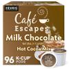 Cafe Escapes, Milk Chocolate Hot Cocoa, Single-Serve Keurig K-Cup Pods, 96 Count (4 Boxes of 24 Pods) view 1