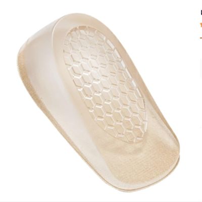 Gel Silicone Height Increase Insole Invisible Heel Lift Inserts Elastic Pads Men Women Shoe Foot Care Protector Cushion(S-2.5 CM)