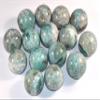 44mm Green Chalcedony Carved Sphere Polished Natural Gemstone Crystal Mineral Collectible Decor Specimen Ball - India + Stand (1PC) view 3