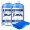 PURPUR Dish Sponge and Ultra Platinum Foam Dish Soap - 30.9 oz Refill, Fresh Rapids Scent (2 Bottles) view 1