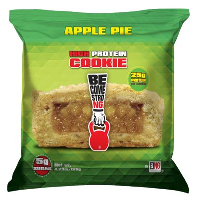 Become Strong High Protein Cookies, 25g Protein, 3g Sugar, BNG Cookies (10 ct.) (Apple Pie)