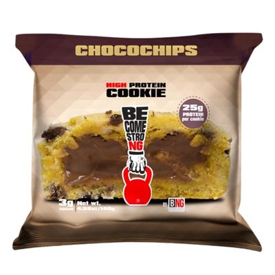 Become Strong High Protein Cookies, 25g Protein, 3g Sugar, BNG Cookies (10 ct.) (Chocolate Chips)