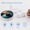 QWHJK Contact Lens Case,Fishing Boat Print Plastic Contact Lens Case,contact Lens Care Box,ontact Lens Travel Box view 3