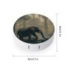 QWHJK Contact Lens Case,Forest Elephant Print Plastic Contact Lens Case,contact Lens Care Box,ontact Lens Travel Box view 2