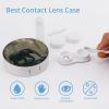 QWHJK Contact Lens Case,Forest Elephant Print Plastic Contact Lens Case,contact Lens Care Box,ontact Lens Travel Box view 3