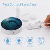 QWHJK Contact Lens Case,Dolphin in The Deep Ocean Print Plastic Contact Lens Case,contact Lens Care Box,ontact Lens Travel Box view 3