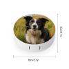 QWHJK Contact Lens Case,Mohado Border Collie Dog Print Plastic Contact Lens Case,contact Lens Care Box,ontact Lens Travel Box view 2