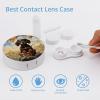 QWHJK Contact Lens Case,Dachshund Hot Air Balloon Print Plastic Contact Lens Case,contact Lens Care Box,ontact Lens Travel Box view 3
