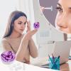 QWHJK Contact Lens Case,Purple Butterfly Print Plastic Contact Lens Case,contact Lens Care Box,ontact Lens Travel Box view 4