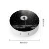 QWHJK Contact Lens Case,Dandelion Black And White Print Plastic Contact Lens Case,contact Lens Care Box,ontact Lens Travel Box view 2
