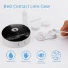 QWHJK Contact Lens Case,Dandelion Black And White Print Plastic Contact Lens Case,contact Lens Care Box,ontact Lens Travel Box view 3