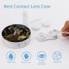 QWHJK Contact Lens Case,Deer in Wild Print Plastic Contact Lens Case,contact Lens Care Box,ontact Lens Travel Box view 3