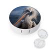 QWHJK Contact Lens Case,Realistic Pelican Print Plastic Contact Lens Case,contact Lens Care Box,ontact Lens Travel Box view 1