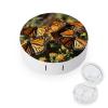 QWHJK Contact Lens Case,Monarch Butterflies Print Plastic Contact Lens Case,contact Lens Care Box,ontact Lens Travel Box view 1