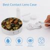 QWHJK Contact Lens Case,Monarch Butterflies Print Plastic Contact Lens Case,contact Lens Care Box,ontact Lens Travel Box view 3