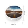 QWHJK Contact Lens Case,Desert Landscape Highway Print Plastic Contact Lens Case,contact Lens Care Box,ontact Lens Travel Box view 2