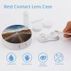 QWHJK Contact Lens Case,Desert Landscape Highway Print Plastic Contact Lens Case,contact Lens Care Box,ontact Lens Travel Box view 3