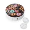 QWHJK Contact Lens Case,Donuts Print Plastic Contact Lens Case,contact Lens Care Box,ontact Lens Travel Box view 1