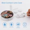 QWHJK Contact Lens Case,Donuts Print Plastic Contact Lens Case,contact Lens Care Box,ontact Lens Travel Box view 3