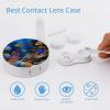 QWHJK Contact Lens Case,Marine Life Print Plastic Contact Lens Case,contact Lens Care Box,ontact Lens Travel Box view 3