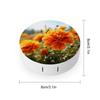 QWHJK Contact Lens Case,Marigold Flower Autumn Flowers Print Plastic Contact Lens Case,contact Lens Care Box,ontact Lens Travel Box view 2