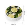 QWHJK Contact Lens Case,Fresh Lemon Print Plastic Contact Lens Case,contact Lens Care Box,ontact Lens Travel Box view 2