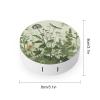 QWHJK Contact Lens Case,Herb with Dragonfly Wings Print Plastic Contact Lens Case,contact Lens Care Box,ontact Lens Travel Box view 2