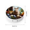QWHJK Contact Lens Case,Easter Rabbit And Easter Eggs Print Plastic Contact Lens Case,contact Lens Care Box,ontact Lens Travel Box view 2