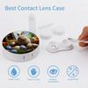 QWHJK Contact Lens Case,Easter Rabbit And Easter Eggs Print Plastic Contact Lens Case,contact Lens Care Box,ontact Lens Travel Box view 3