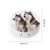 QWHJK Contact Lens Case,Husky Dogs Print Plastic Contact Lens Case,contact Lens Care Box,ontact Lens Travel Box view 2
