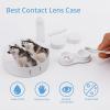 QWHJK Contact Lens Case,Husky Dogs Print Plastic Contact Lens Case,contact Lens Care Box,ontact Lens Travel Box view 3