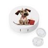 QWHJK Contact Lens Case,Dog Print Plastic Contact Lens Case,contact Lens Care Box,ontact Lens Travel Box view 1