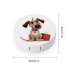 QWHJK Contact Lens Case,Dog Print Plastic Contact Lens Case,contact Lens Care Box,ontact Lens Travel Box view 2