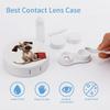 QWHJK Contact Lens Case,Dog Print Plastic Contact Lens Case,contact Lens Care Box,ontact Lens Travel Box view 3