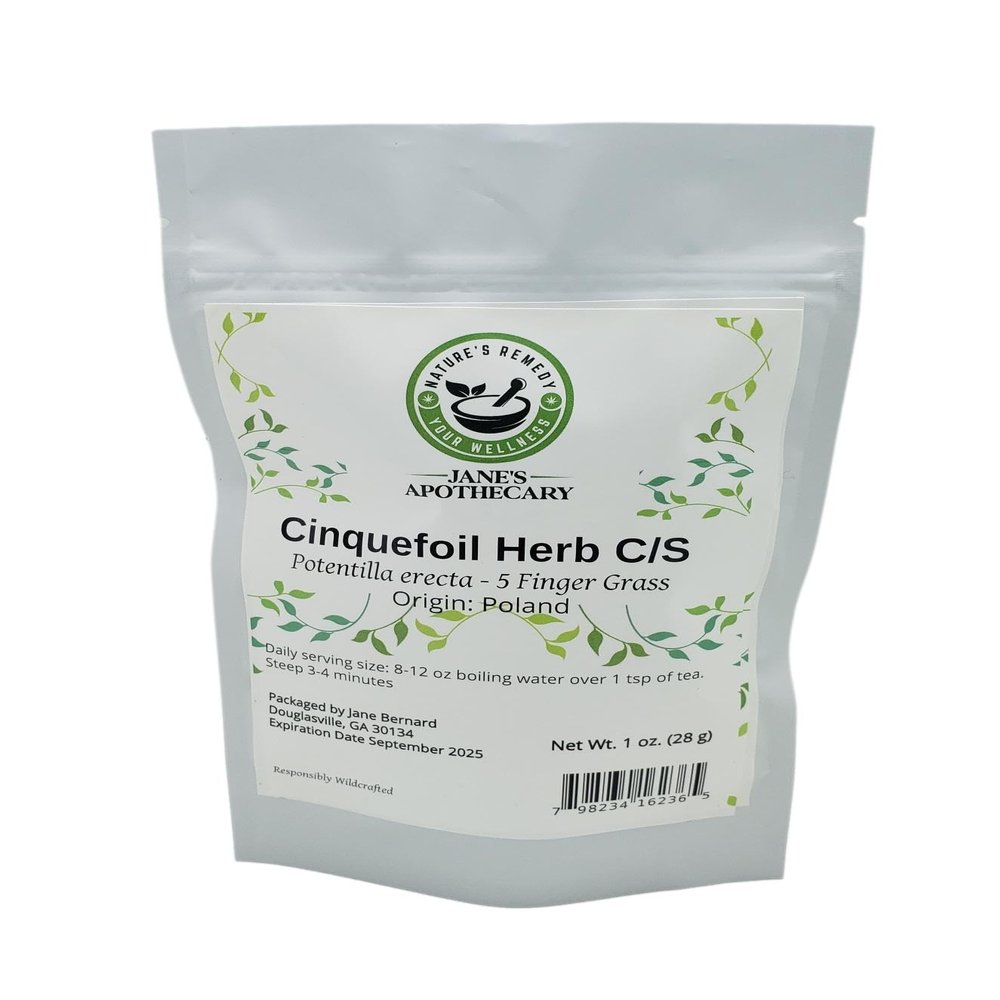 Jane Bernard Cinquefoil Herb (Potentilla erecta) - 5 Finger Grass | Origin: Poland | 1 oz (28g)