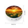 QWHJK Contact Lens Case,Sunflower Field And Sunset Print Plastic Contact Lens Case,contact Lens Care Box,ontact Lens Travel Box view 2