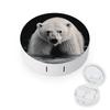 QWHJK Contact Lens Case,Polar Bear Print Plastic Contact Lens Case,contact Lens Care Box,ontact Lens Travel Box view 1