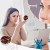QWHJK Contact Lens Case,Diagonal Geometric Pattern Print Plastic Contact Lens Case,contact Lens Care Box,ontact Lens Travel Box view 4